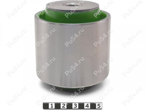 Control arm silent block, front suspension, Código de product 11-06-2191, Poliuretano, PU54/M80/verde, Imagen №1