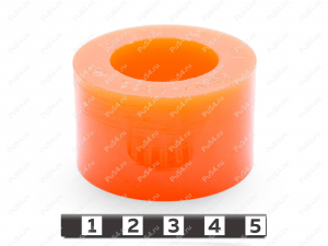 Втулка D49 x d29 x H30 мм, Código de product 33-01-1860, Poliuretano, PU54/M72/оранжевый, Imagen №1
