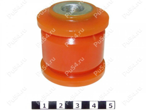 Panhard rod silent block, rear suspension, body, Código de product 4-06-1458, Poliuretano, Imagen №1
