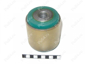 Lower lateral arm silent block, front suspension (understrut, pressed-in), Código de product 4-06-19641, Poliuretano, Imagen №1