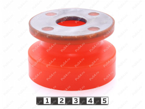 Подушка кузова 3 ряд нижняя (усиленная), Código de product 1-12-749, Poliuretano, PU54/M72/оранжевый, Imagen №2