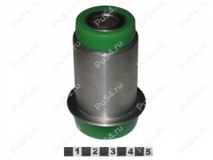 Low control arm silent block, rear suspension (to trailing arm, vertical), pressed-in, Código de product 7-06-3671, Poliuretano, Imagen №1