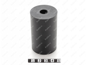 Ролик D 42 x d 12,3 x H 70, Código de product 33-01-1443, Poliuretano, PU54/M87/черный, Imagen №1
