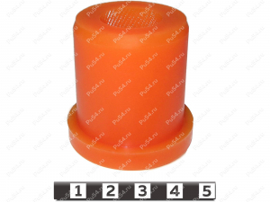 Buje del muelle, Código de product 0-10-235, Poliuretano, PU54/M80/verde, Imagen №1