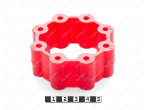 Эластичный элемент муфты, аналог MH-90 HYPERFLEX MITSUBOCHI, Código de product 33-99-94105, Poliuretano, PU54/M92/красный, Imagen №2