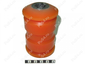 Spring silent block, rear suspension (front mounting), Código de product 29-06-031, Poliuretano, Imagen №1