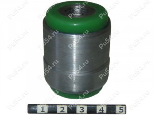 Low spring-loaded arm silent block, rear suspension (hub), pressed-in, Código de product 4-06-28621, Poliuretano, Imagen №1