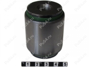 Low front control arm silent block, rear suspension (hub), pressed-in, Código de product 4-06-3421, Poliuretano, Imagen №1
