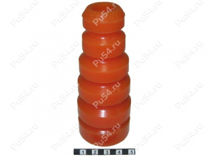 Rear shock absorber bump stop, Código de product 7-07-007, Poliuretano, PU54/K72/темно-оранжевый, Imagen №1