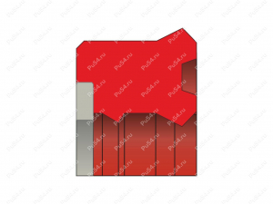 Уплотнение штока 25x33x5.8/L=6.3, аналог SDA 25 33 5.8 ASTON SEAL, Código de product 70-00-737501, Poliuretano, PA+PU92M, Imagen №1