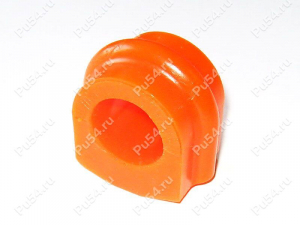 Buje del estabilizador delantera, Código de product 2-01-608, Poliuretano, PU54i/K72/темно-оранжевый, Imagen №1