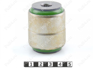Buje, horquilla inferior (adjunta al bastidor auxiliar), suspensión trasera, Código de product 4-06-6041, Poliuretano, PU54/M80/verde, Imagen №1