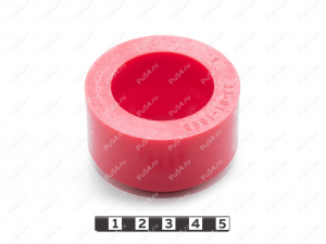 Втулка D60 x d23 x H36, Código de product 33-01-1965, Poliuretano, PU54/K65/красный, Imagen №2