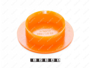 Уплотнение D100 x H25, Código de product 33-01-1980, Poliuretano, PU54/M72/оранжевый, Imagen №1