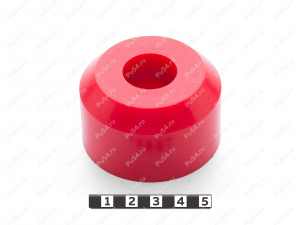 Втулка D60 x d23 x H36, Código de product 33-01-1965, Poliuretano, PU54/K65/красный, Imagen №1