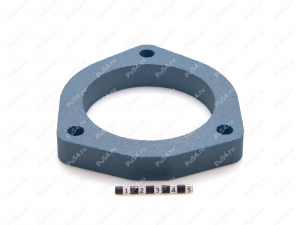 Front shock absorber strut spacer (lift+ 20 mm), Código de product 2-12-1152, Poliuretano, Полипропилен со втулками синий, Imagen №2