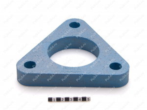 Front shock absorber strut spacer, 20 mm, Código de product 17-12-7292, Poliuretano, Полипропилен без втулок синий, Imagen №3