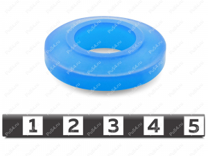 Pin bush coupling replacement ring K3, Código de product 33-01-038-K3, Poliuretano, PU54i/K72/темно-оранжевый, Imagen №2