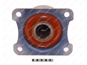 Подушка КПП IVECO 4846944, круглый вариант (восстановление), Código de product 331-12-035, Poliuretano, PU54/M72/оранжевый, Imagen №2