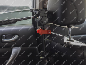 Portaherramientas detrás del respaldo del asiento (diámetros 18-33mm), Código de product 33-20-005920, Poliuretano, negro, Imagen №2