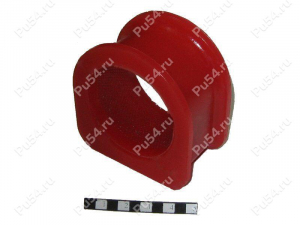 Buje para cremallera de dirección (suspensión delantera), Código de product 1-12-145, Poliuretano, PU54i/K72/темно-оранжевый, Imagen №1