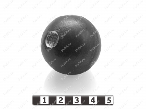 Polyurethan bola, M10 (type 1), Código de product 62-10-040-01, Poliuretano, PU54/K72/темно-оранжевый, Imagen №2