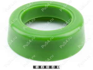 Spring spacer, rear suspension (lift +20 mm), Código de product 7-12-0372, Poliuretano, PW54/K80/светло-зеленый, Imagen №2