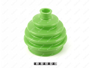 CV-joint dust boot (outer), Código de product 17-05-030, Poliuretano, PU54/E72/rojo, Imagen №4