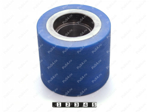 Колесо D 85 х d 65 х H 74 (восстановление), Código de product 333-01-1151, Poliuretano, PU54/M87/синий, Imagen №1