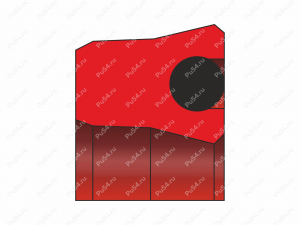 Уплотнение DK-107, Código de product 78-DK-107, Poliuretano, 33*25*6,3*PU92*M, Imagen №1