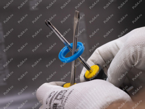 Грязесъемник K27 25,46х34,72х28,72х5,45х6,7 аналог K27-025/1 PU KASTAS, Código de product 70-02-011-1, Poliuretano, PU54/M87/синий, Imagen №4