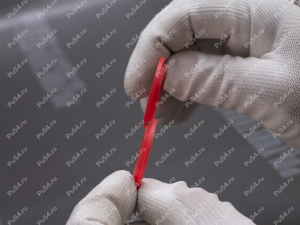 Грязесъемник 1-27 ГОСТ 24811-81 (26х37х2*4), Código de product 70-02-1013, Poliuretano, PU54/M92/красный, Imagen №4