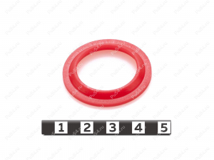 Грязесъемник 1-27 ГОСТ 24811-81 (26х37х2*4), Código de product 70-02-1013, Poliuretano, PU54/M92/красный, Imagen №1
