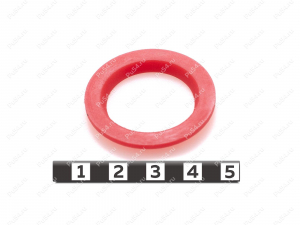 Грязесъемник 1-27 ГОСТ 24811-81 (26х37х2*4), Código de product 70-02-1013, Poliuretano, PU54/M92/красный, Imagen №2