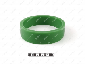 Втулка D119 x d104 x H30, Código de product 33-01-1497, Poliuretano, PU54/M80/зеленый, Imagen №1