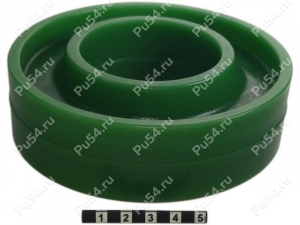 Spring spacer, rear suspension (lift +20 mm), Código de product 1-12-1562, Poliuretano, PW54/K80/светло-зеленый, Imagen №1