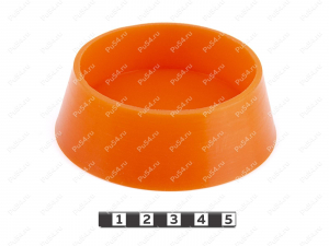 Tapón de manguito D 90 x H 30, Código de product 33-01-1229, Poliuretano, PU54/M72/оранжевый, Imagen №1