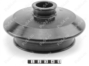 Ball-joint dust boot D 90 * d 28 * H 65, Código de product 33-05-004, Poliuretano, PU54/E72/negro, Imagen №1