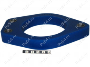 Shock absorber rear strut spacer, lift +20 mm, Código de product 1-12-1662, Poliuretano, Полипропилен со втулками синий, Imagen №1