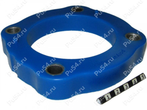 Front shock absorber strut spacer, 20 mm, Código de product 1-12-1702, Poliuretano, Полипропилен со втулками синий, Imagen №1