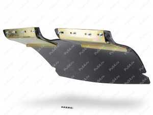 Mud flap (with fittings), width 600 mm, Código de product 50-20-19-018, Poliuretano, черный металл, Imagen №2