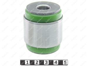 Buje de varilla transversal de suspensión trasera / buje de amortiguador delantero, Código de product 10-06-1941, Poliuretano, PU54/M80/verde, Imagen №1