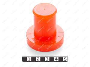 Заглушка D 45 х d 25 х H 46, Código de product 33-01-1809, Poliuretano, PU54/M72/оранжевый, Imagen №1