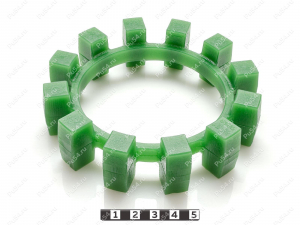 POLY-NORM 65 вставка муфты KTR, эластичная, Código de product 33-99-9063, Poliuretano, PU54i/K80/темно-зеленый, Imagen №2