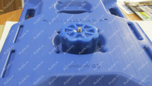 Manija de sujeción octagonal (8 vigas, M10 tuerca, acero inoxidable), Código de product 36-00-0052, Poliuretano, PU54/M80/negro, Imagen №5