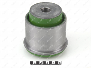 Сайлентблок задней балки запрессованный, Código de product 4-06-21071, Poliuretano, PU54/M80/зеленый, Imagen №1