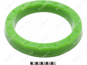 Spring spacer, rear suspension (lift +20 mm), Código de product 1-12-1752, Poliuretano, PW54/K80/светло-зеленый, Imagen №1