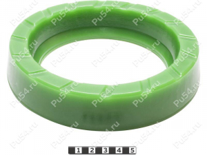 Spring spacer, rear suspension (lift +30 mm), Código de product 1-12-1753, Poliuretano, PW54/K80/светло-зеленый, Imagen №1