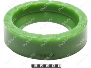 Spring spacer, rear suspension (lift +40 mm), Código de product 1-12-1754, Poliuretano, PW54/K80/светло-зеленый, Imagen №1