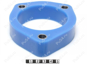 Rear shock absorber strut spacer, 30 mm, Código de product 1-12-1783, Poliuretano, Полипропилен со втулками серый, Imagen №1